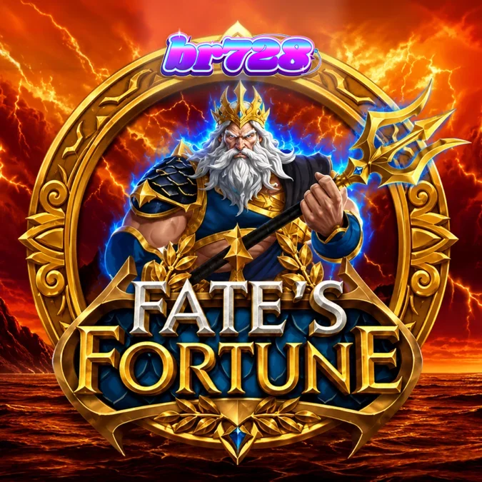 Interface do slot Fate’s Fortune com elementos da mitologia grega